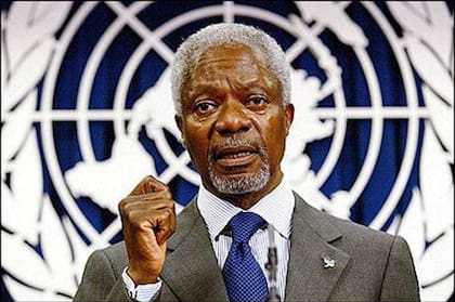 El exsecretario general de la ONU, Kofi Annan, estuvo al frente de la organización entre 1997 y 2006
