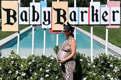 Kourtney Kardashian, en el baby shower de su bebé