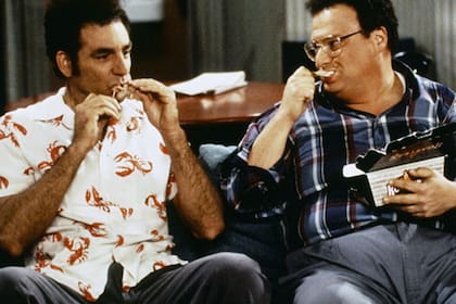 Kramer junto a Newman, uno de los muchos grandes secundarios que pasaron por la serie
