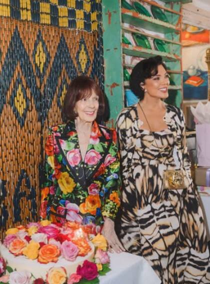 Kris Jenner de 69 años y su madre MJ de 91 años de edad (Instagram/@krisjenner)