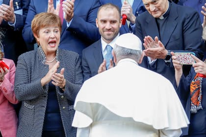 Kristalina Georgieva estuvo junto a Guzmán y vieron al papa Francisco