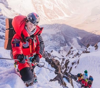 Kristin Harila busca ser la inspiración de muchas mujeres que quieren ser alpinistas