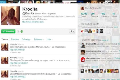 Krocita, autora del blog La Mascarada