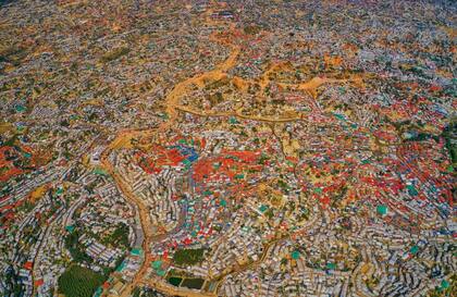 Kutupalong es tan grande que está subdividido en decenas de campos de refugiados