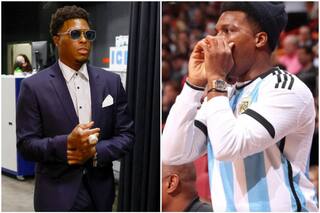 La estrella de Miami Heat que llegó a un partido de NBA con un particular homenaje a Messi