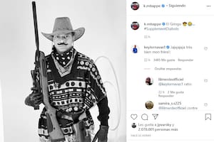 “El Gringo” Kylian Mbappé emuló a Clint Eastwood en uno de sus míticos westerns