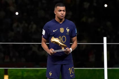 Kylian Mbappé fue el máximo goleador del Mundial Qatar 2022 con ocho tantos convertidos