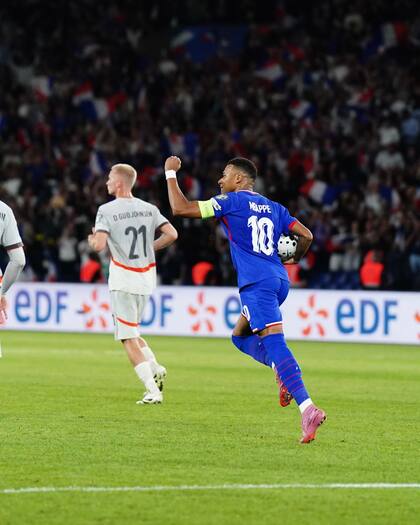 Kylian Mbappé marcó un gol en el último partido contra Islandia (X/@equipedefrance)