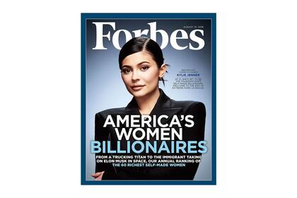Kylie Jenner en la tapa de Forbes de agosto de 2018