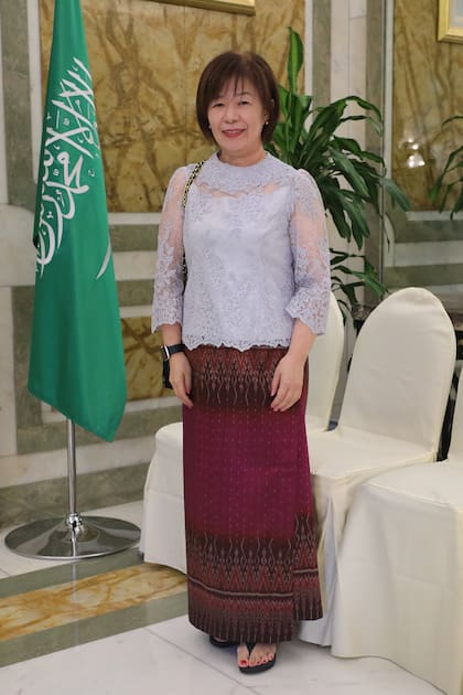 Kyoko Tankanarat, la esposa del embajador de Tailandia