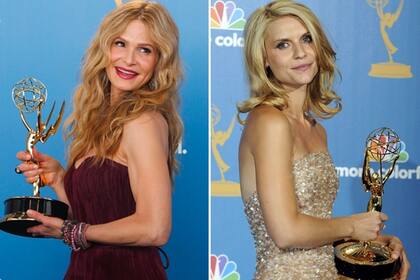 Kyra Sedgwick y Claire Danes, dos actrices que se fueron muy contentas anoche con sus respectivos Emmy