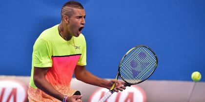 Kyrgios hizo delirar a los locales en Melbourne