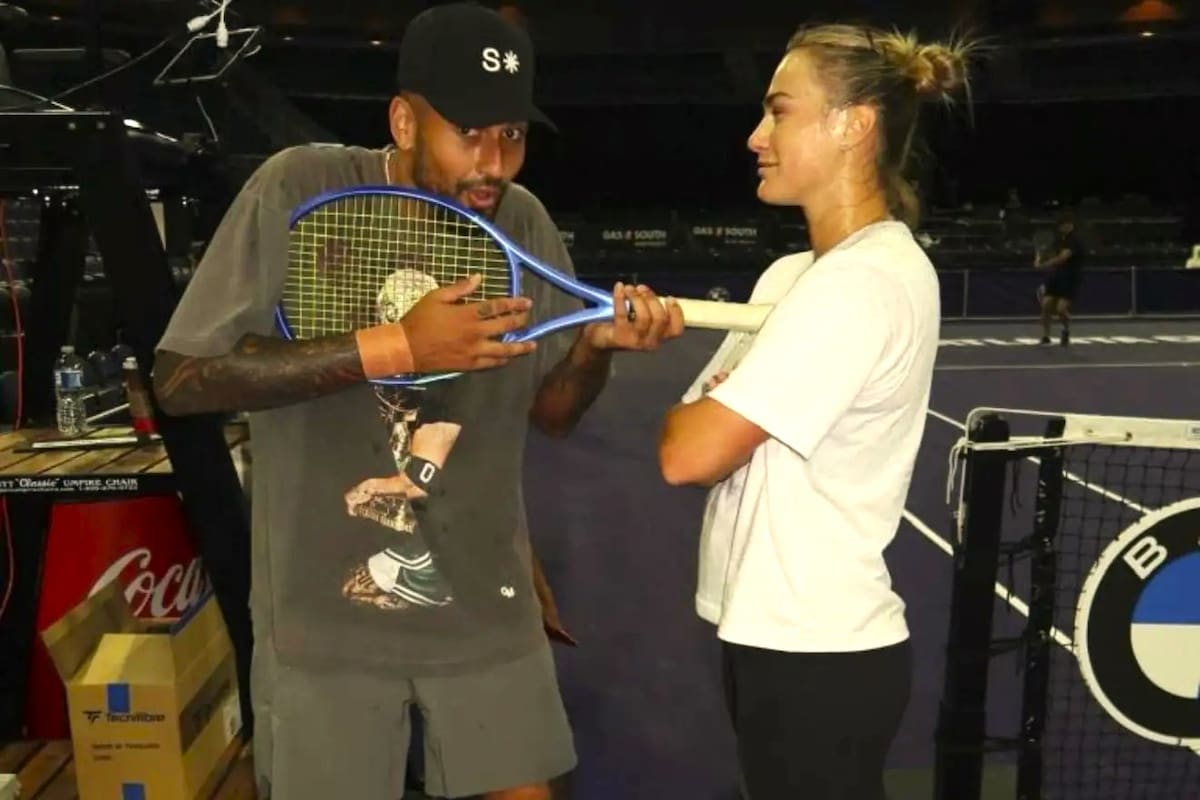 Sabalenka apimenta a “Batalha dos Sexos” contra Kyrgios e a polêmica cresce.