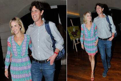 Carla Peterson y Martín Lousteau se mostraron muy divertidos en la fiesta de polo