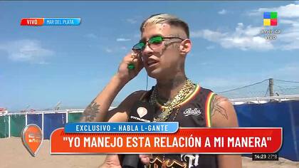 L-Gante contó en exclusiva cómo fue su separación y qué espera de su vínculo con Wanda Nara