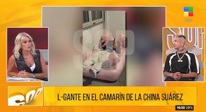 L-Gante desmintió haber tenido un acercamiento íntimo con la China Suárez durante el rodaje de En el barro
