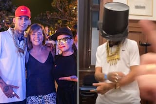 El motivo por el que L-Gante visitó la Casa Rosada el jueves por la noche