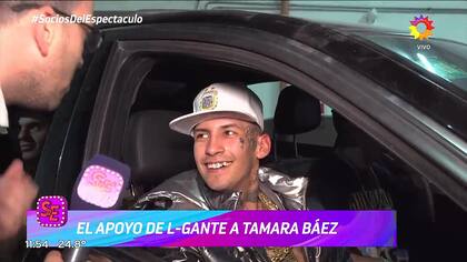 L-Gante habló sobre el lanzamiento de Tamara Báez como cantante