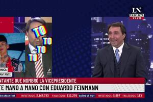 “Vamos a estar rancheando un rato”: Feinmann acordó en vivo una nota con L-Gante