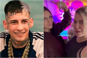 L-Gante reaccionó a un video que subieron Zaira y Wanda Nara a Instagram