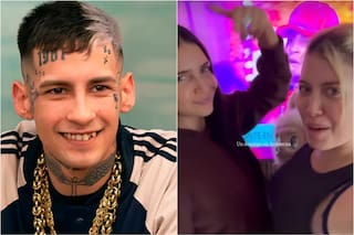 Zaira y Wanda Nara bailaron al ritmo de una canción de L-Gante y la respuesta del cantante sorprendió a todos