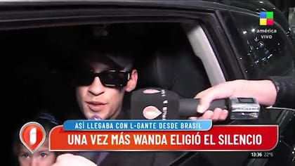 L-Gante respondió ante los rumores de embarazo de Wanda Nara