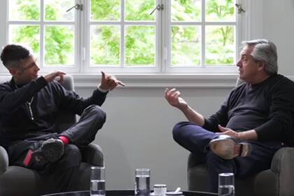 L-Gante y Alberto Fernández se reunieron el sábado en la Quinta de Olivos