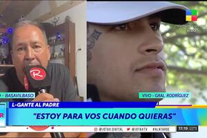 L-Gante y su padre se cruzaron en vivo después de 17 años sin verse y se hicieron una promesa