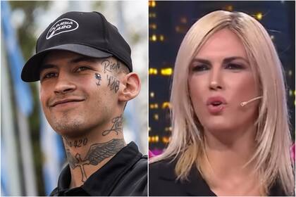 L-Gante y Viviana Canosa se cruzaron en las redes sociales