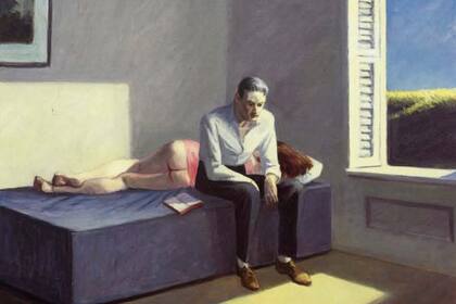 Una obra del artista americano Edward Hopper, "el pintor de la soledad", que sirve de disparador al equipo para pensar la ambientación de la puesta en escena