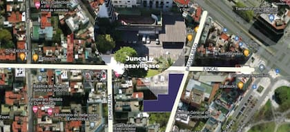 La ABBE subastará un terreno ubicado en Juncal al 724, entre Basavilbaso y Esmeralda, el próximo 1 de agosto, con un precio base de US$11.772.512,10