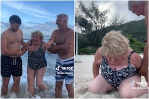 La abuela Mabel se volvió viral en las redes por emborracharse en su primer viaje a Brasil