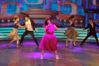 Celeste Muriega se llevó todos los aplausos en la ronda de comedia musical