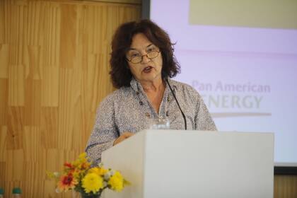 La académica Ana María Mustapic dio la clase magistral sobre las visiones erróneas acerca del funcionamiento de la política, con eje en la división de poderes, los mecanismos contramayoritarios y el papel de la oposición