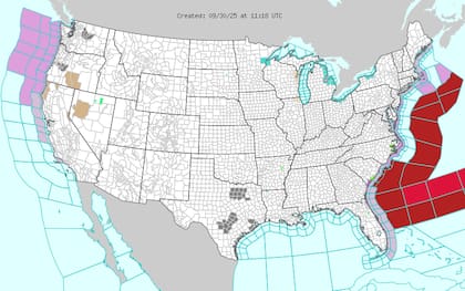 La actividad de Humberto generará corrientes de resaca y oleaje peligroso en la costa sureste de Estados Unidos