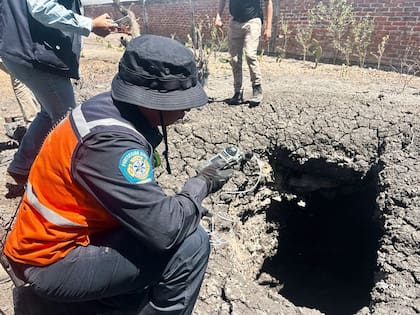 La actividad se transformó en un pozo de lodo con burbujeo constante