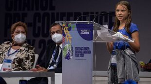 La activista contra el cambio climático Greta Thunberg acusó a los líderes mundiales de ofrecer promesas vacías que no llevaban a ninguna solución