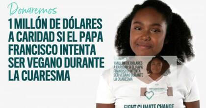 La activista de 12 años Genesis Butler lidera la campaña para que el Papa sea vegano durante la cuaresma