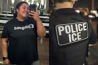 Es ecuatoriana, se enfrentó al ICE y reparte comida gratis a migrantes que no pueden salir de sus casas