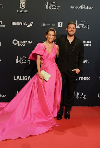 La actriz argentina estuvo acompañada por su esposo, el cantante canadiense Michael Bublé