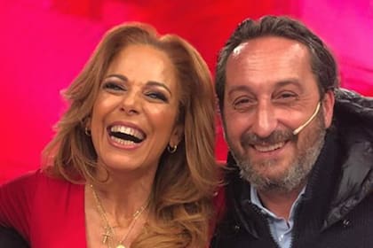 Iliana Calabró junto a Antonello Gandolfo, su expareja