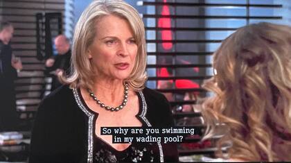 La actriz Candice Bergen interpretó a Enid Frick, editora de Vogue en Sex And The City (HBO)