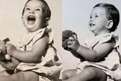 La actriz compartió fotos de cuando era bebé (Foto Instagram @sangrejaponesa)