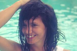 Griselda Siciliani se escapó de la ciudad y disfruta de las playas uruguayas