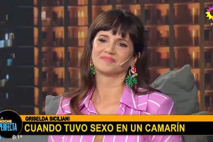La actriz contó que mantuvo relaciones íntimas en un camarín mientras hacía un programa de televisión (Foto: Captura de TV / eltrece)