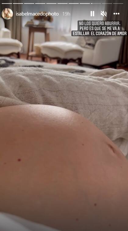 La actriz contó que se le estallaba el corazón de tanto amor