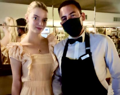 La actriz de Gambito de Dama, Anya Taylor-Joy en su última visita a Buenos Aires