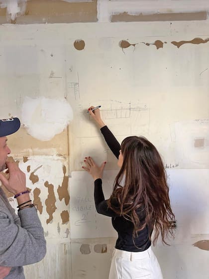 La actriz define detalles de un proyecto de remodelación de
un loft en el emblemático edificio Flatiron de Nueva York