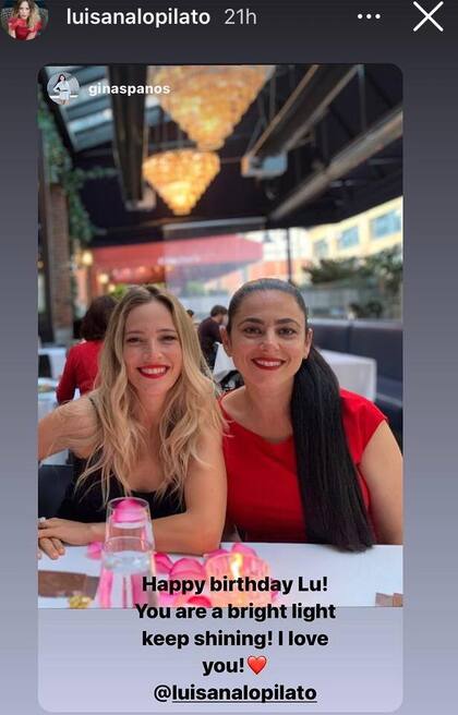 La actriz disfrutó de una cena íntima entre amigas en la víspera de su cumpleaños