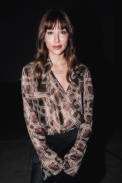 La actriz e influencer Flor Sosa en el 25° aniversario de la semana de la moda de la Ciudad de Buenos Aires